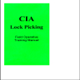 CIA Lock Picking_ Field Operative Training Manual